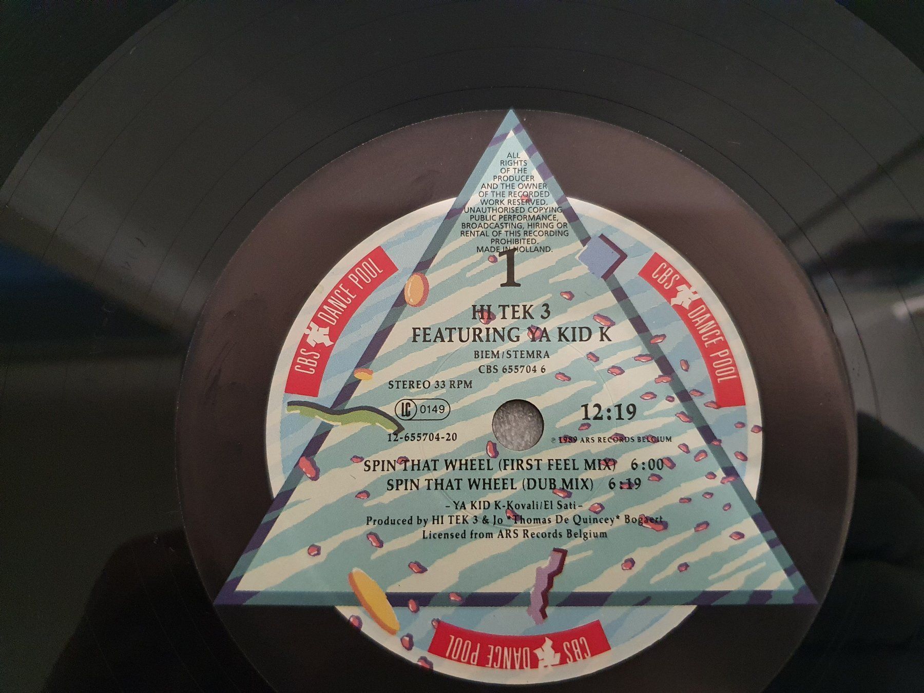 Vinyles: Hi Tek 3 - Spin That Wheel – D'occasion à Uster par Vinyl-Leidenschaft 3