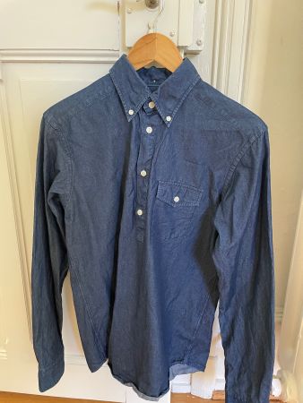 Wunderschönes ETON Hemd, Denimblau, 38, Slim
