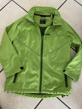 Big bear Kinder Softshelljacke winddicht Gr.128 limegreen
