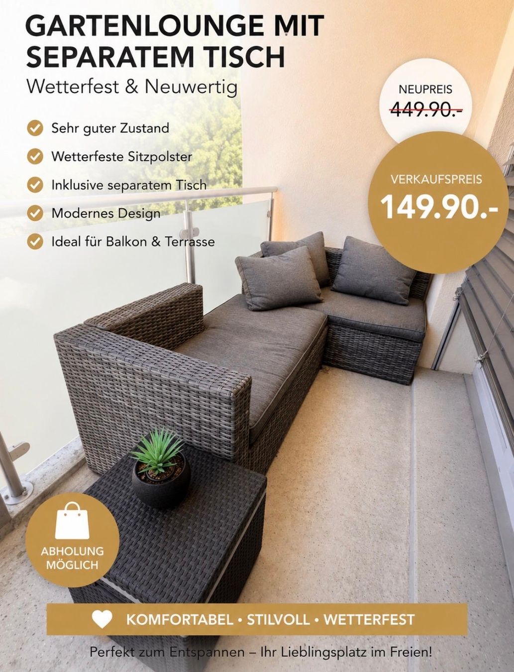 Sedie a sdraio: Gartenlounge – Usato da Erlinsbach SO venduto da jas_tzs2
