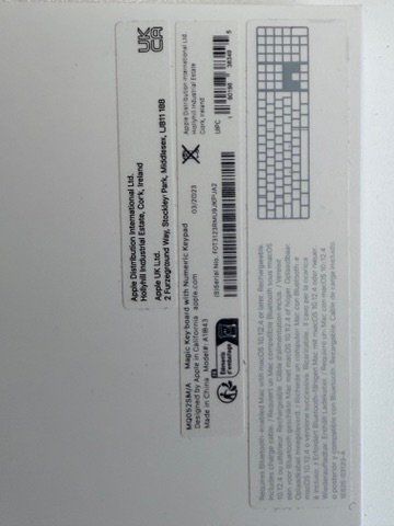 Apple Tastaturen: Apple Magic Keyboard mit Ziffernblock - Top Zustand! – Gebraucht aus Unterengstringen von hausraus 2