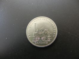 DDR 5 Mark 1988 - Erste Deutsche Ferneisenbahn Saxonia
