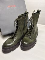 Bottines Lloyd en cuir vert kaki, neuves! T39