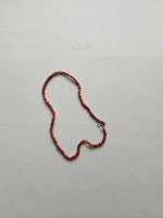 Rote Schaumkorallen-Kette