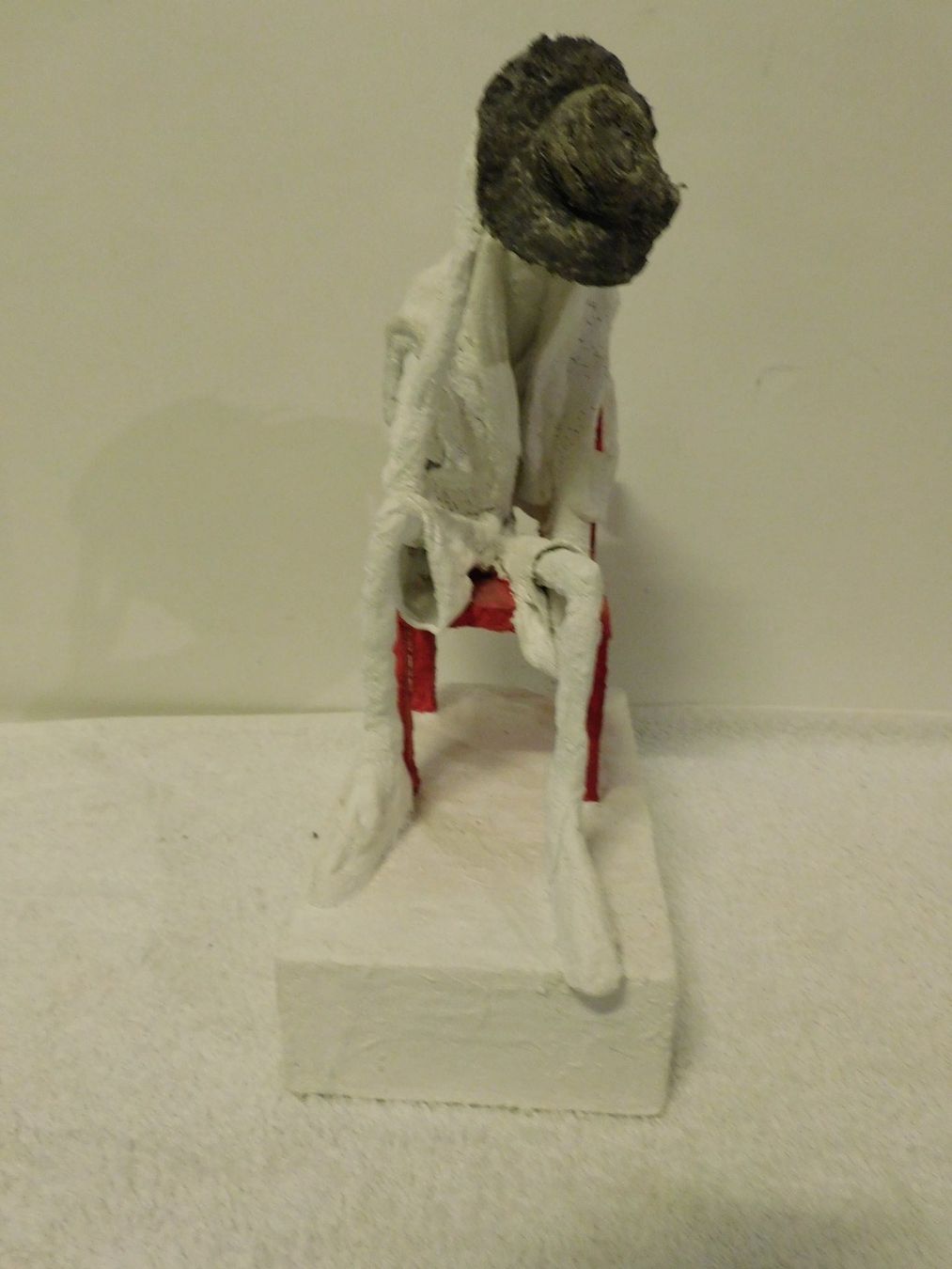 Skulpturen & Statuen: Skulptur "Der Denker", Gips, Handarbeit, Unikat – Gebraucht aus sursee von trilli-tralli 1