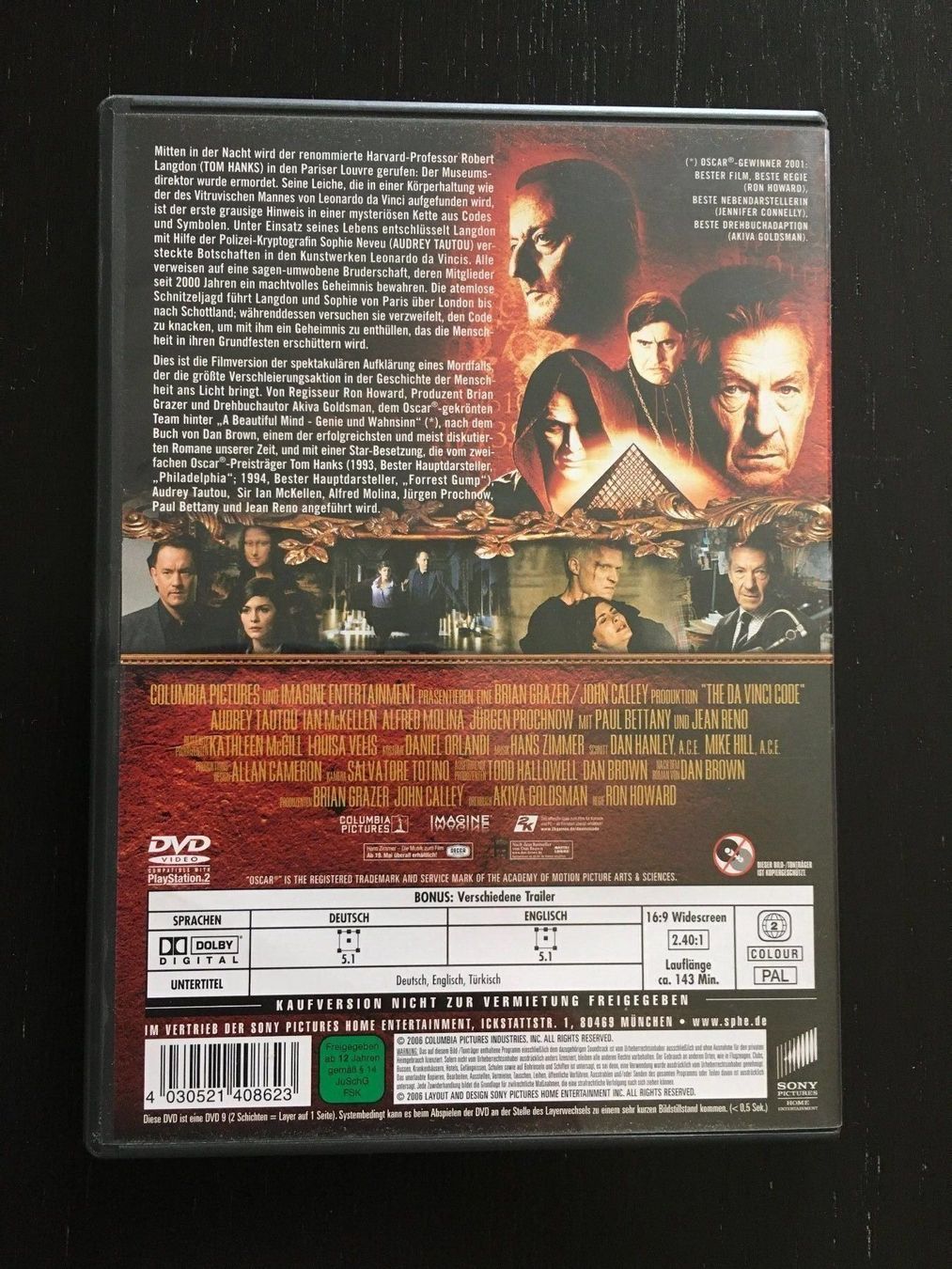 Tutti i DVDs: DVD The Da Vinci Code Sakrileg – Usato da Regensdorf venduto da scheissspiel 1