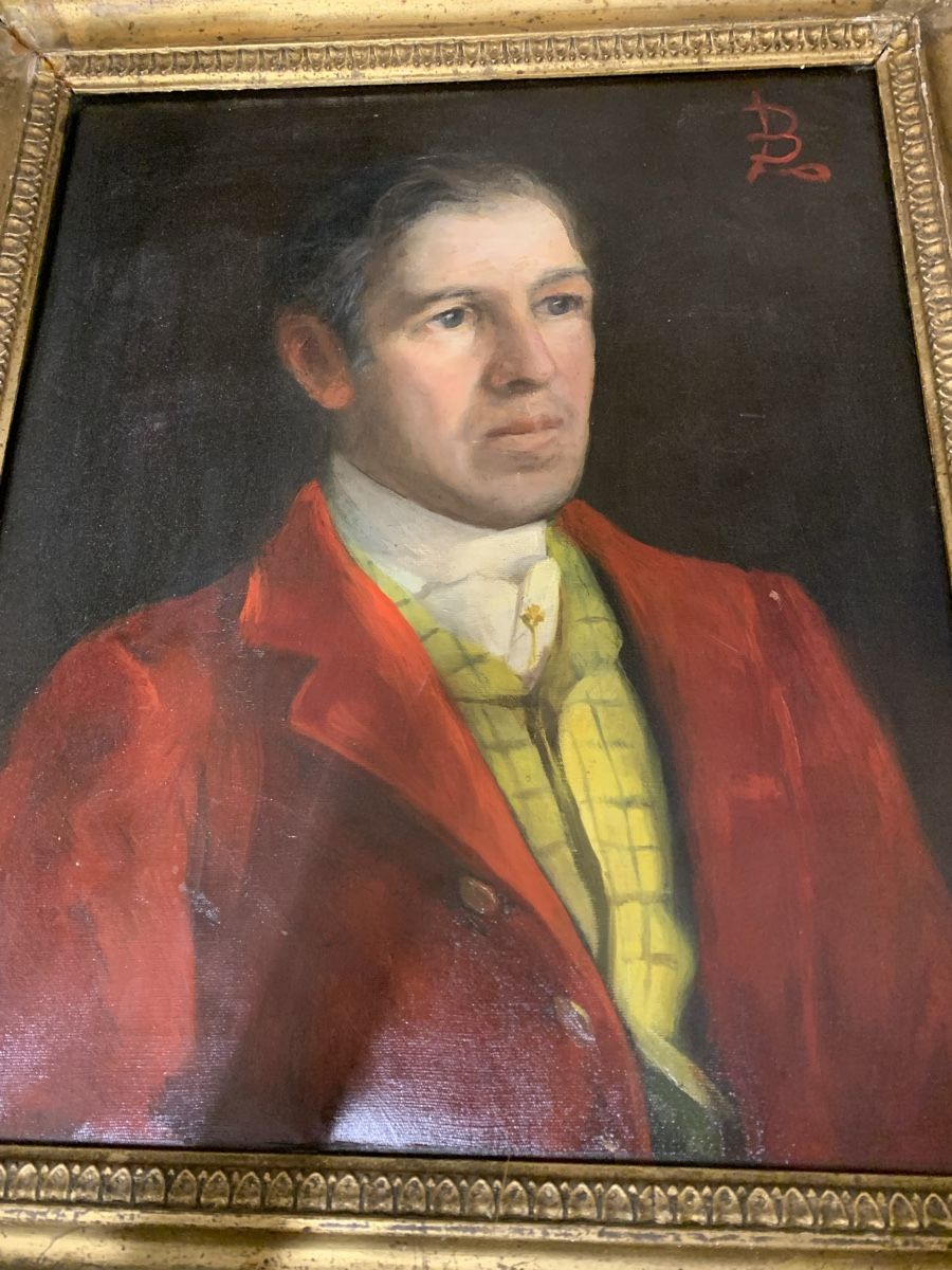 Gemälde: Portrait mit Monogramm 19. Jh  – Gebraucht aus Wolfhalden von SecondAntique 1