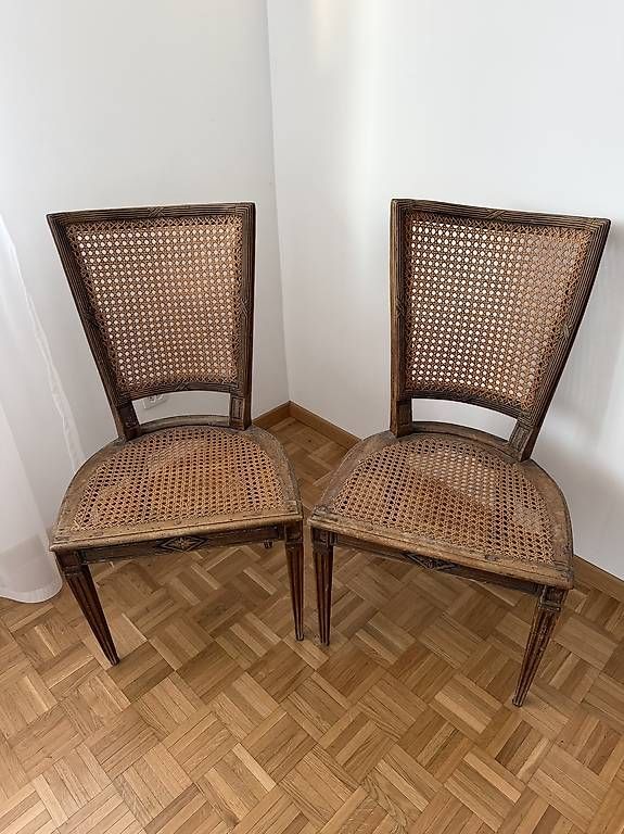 Sedie: 2 chaises cannées – Usato da Arvillard (Salins) venduto da Taniguchi