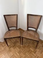 2 chaises cannées