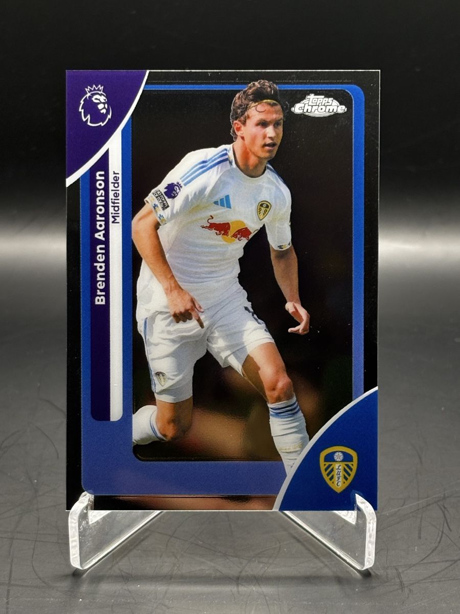 Topps Carte collezionabili: Topps Chrome Brenden Aaronson Premier League  – Nuovo (secondo la descrizione) da Magden venduto da LegacyCards