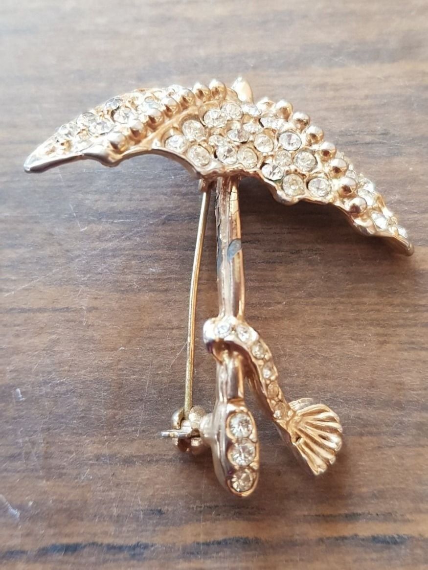 Spille & Fermagli: Brosche Schirm Modeschmuck – Usato da Mörschwil venduto da wunderkiste44 1