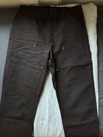 Carhartt Double Knee Pant, 31x34, brown