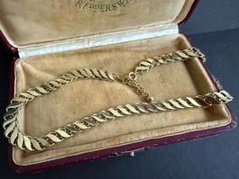 Vintage Kette, vergoldet „Amerikaner“