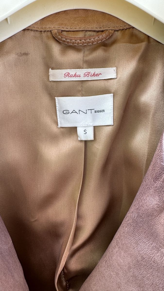 Gant Giacche: Gant Rugger Biker Leder Jacke, Gr. S – Nuovo (secondo la descrizione) da Maschwanden venduto da yaster 3