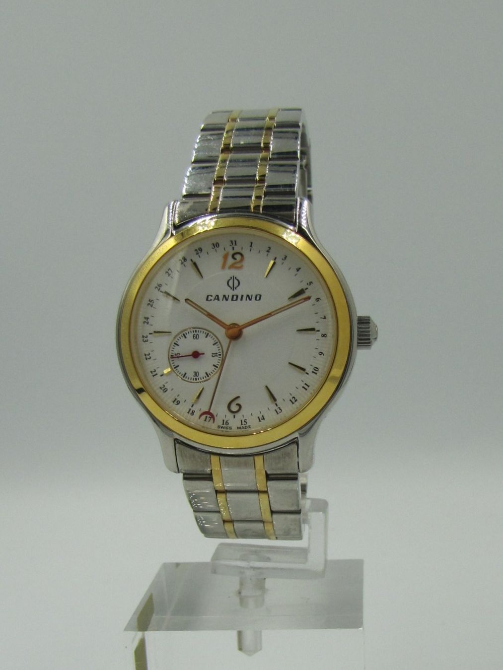 Candino Montres: Candino bicolor, Automatic mit Pointer & kl. Sekunde. NOS – Neuf (Voir description) à Pieterlen par Flipper0 3