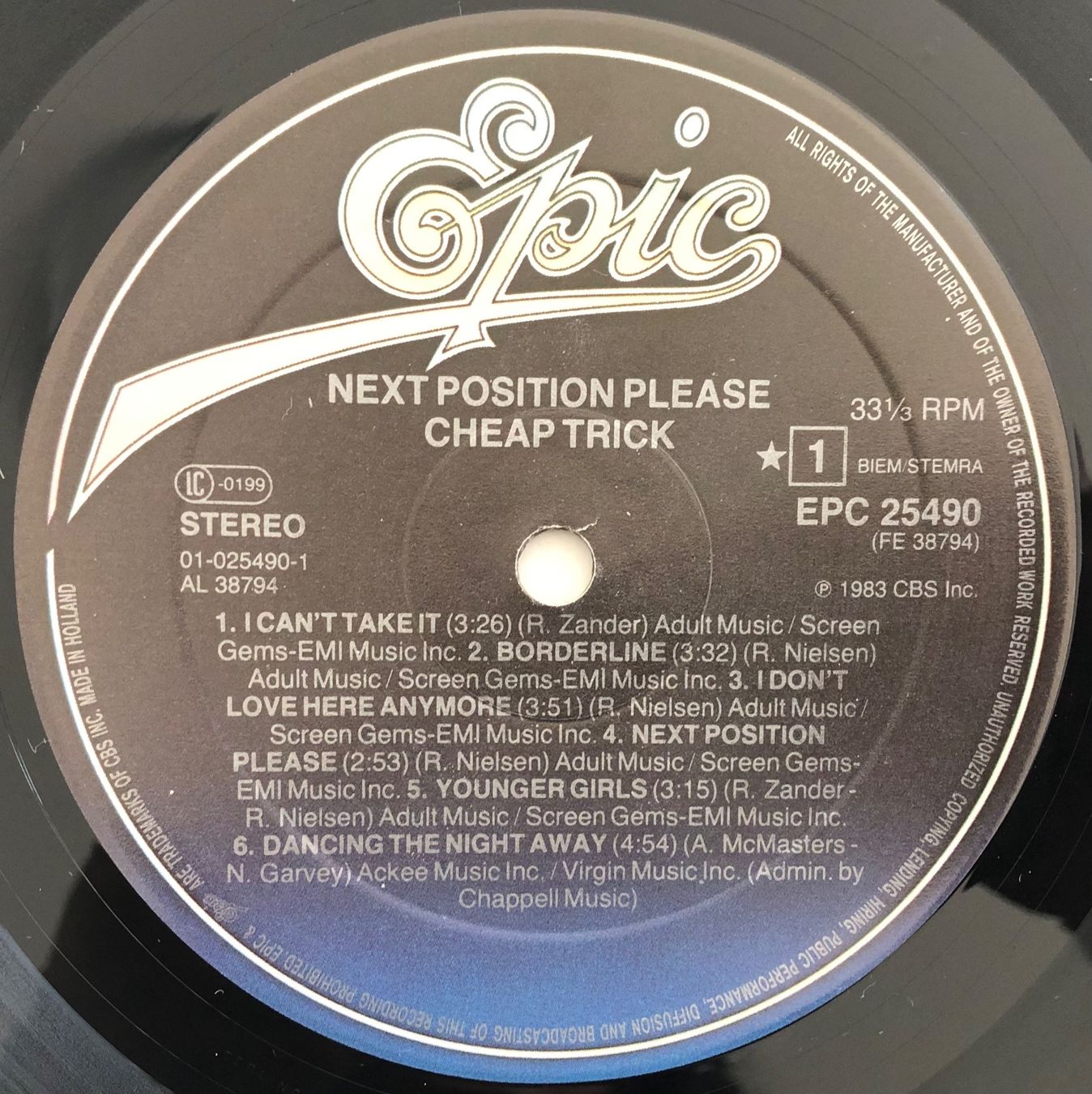 Schallplatten: CHEAP TRICK - NEXT POSITION PLEASE – Gebraucht aus Poliez-Pittet von Newtown-Records 3