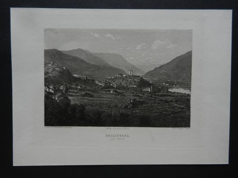 Incisioni: Bellinzona von Ringger – Usato da Risch venduto da Rischli15
