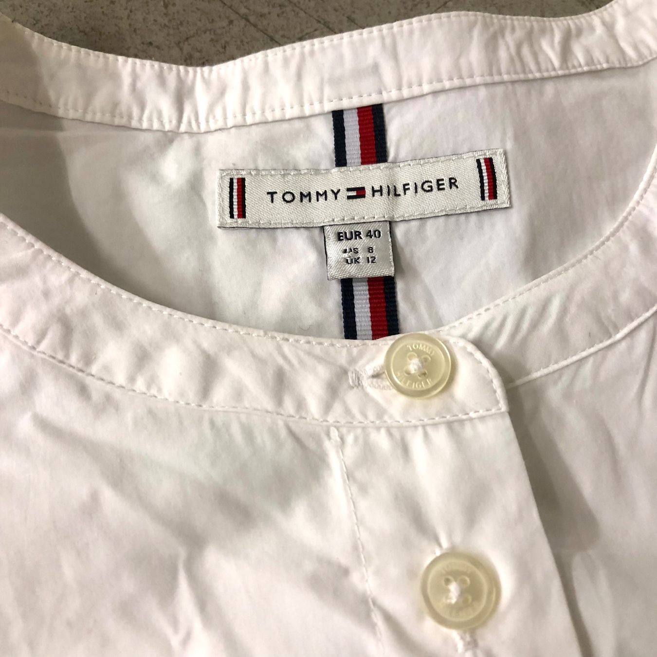 Tommy Hilfiger Camicette: Tommy Hilfiger Hemd Bluse weiss, Grösse 40 – Usato da Brienz BE venduto da Kokolea84 5