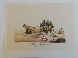 2 Blätter "Wiener Fuhrwerk" Nr. 3 + 5