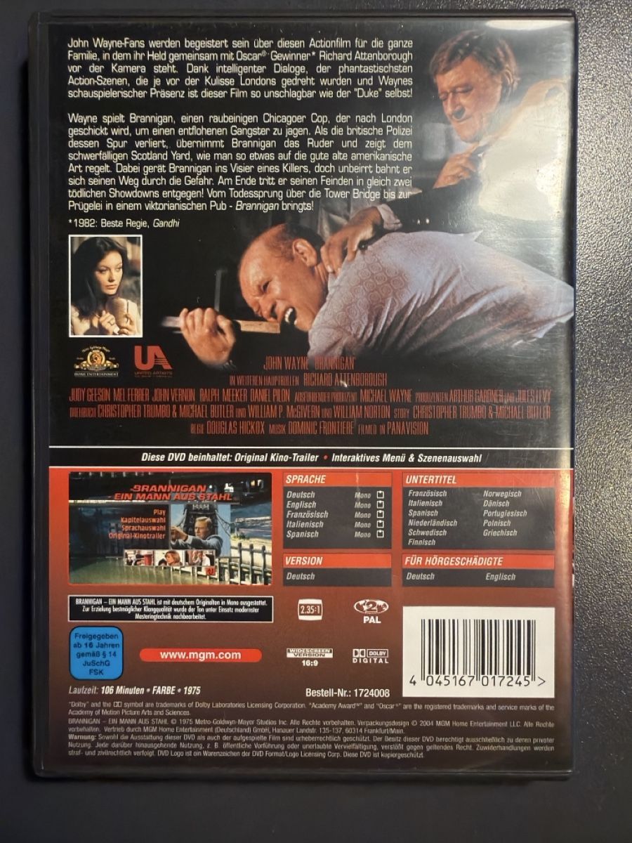 Tutti i DVDs: John Wayne Brannigan - Ein Mann aus Stahl DVD – Usato da Emmenbrücke venduto da dza_dn5r 1