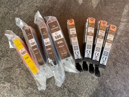 Canon 8 Stück Druckerpatronen BK 580 & BK 581