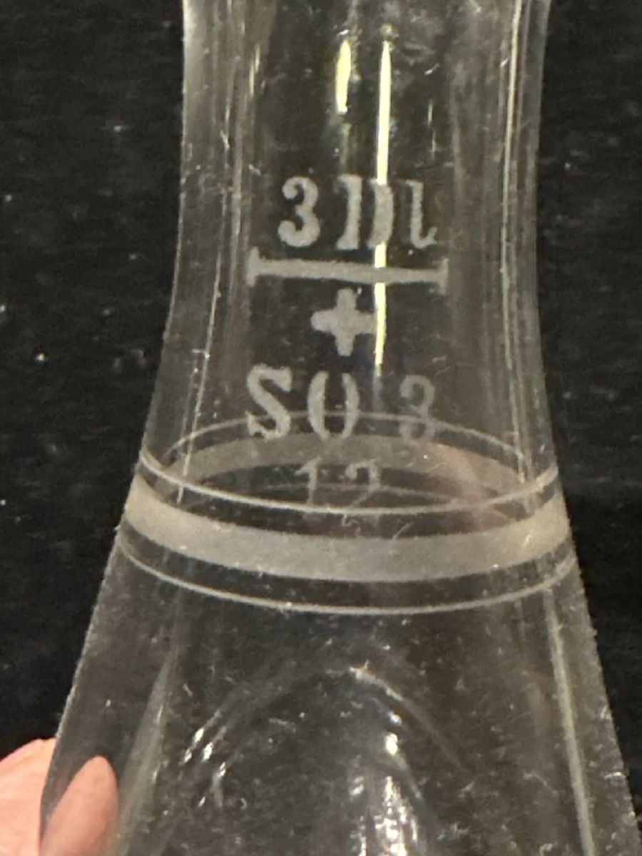 Carafes: Antike Wein Karaffe 3 dl + SO 3 1912 – D'occasion à Zürich par Chaeffeler 1