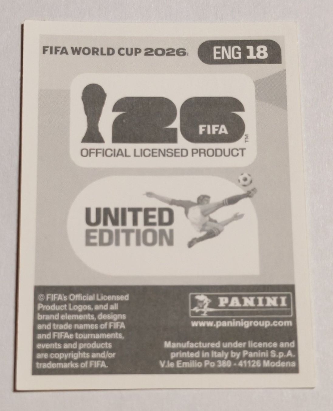 Panini Cartes à collectionner: Harry Kane - ENG 18 – Neuf (Voir description) à Rietheim par Squaley 1