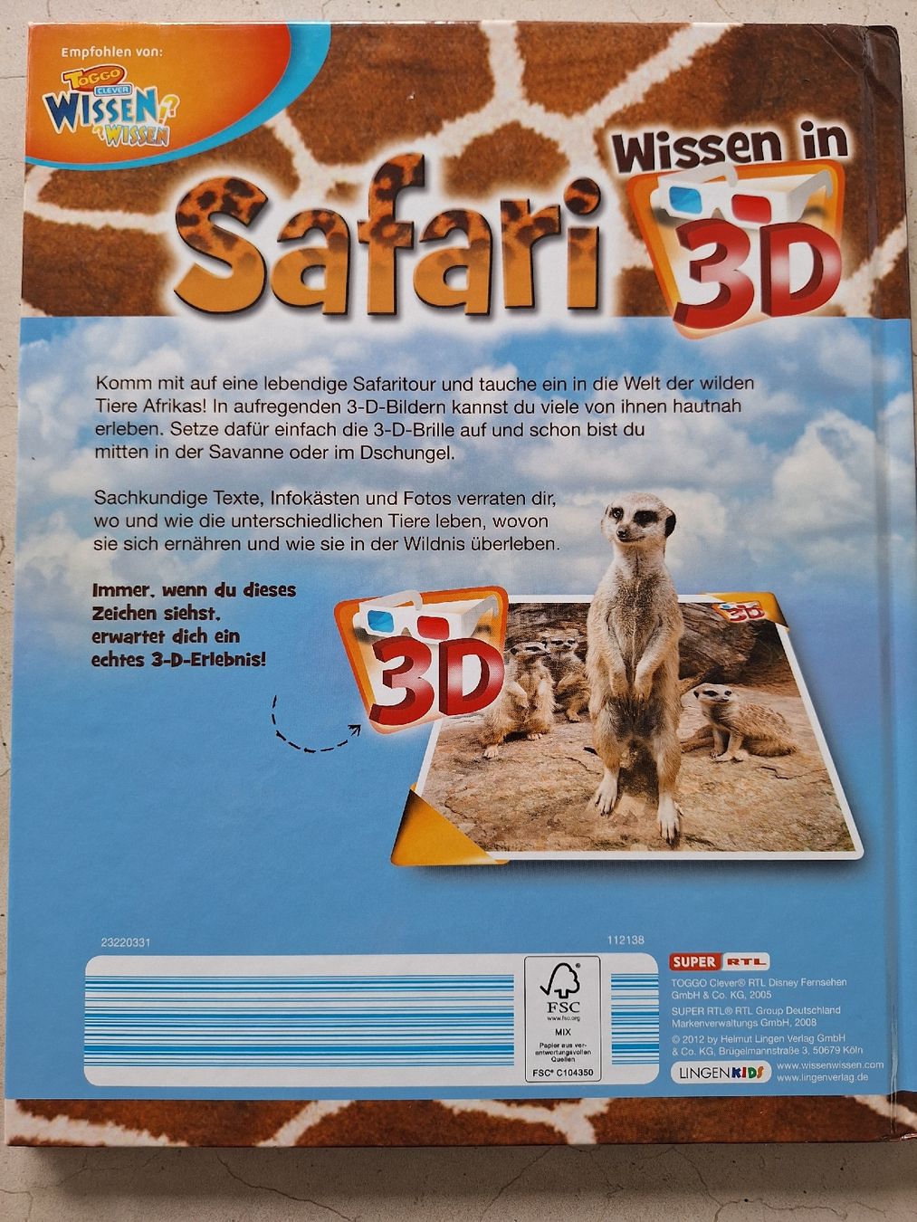 Bücher: Wissen in 3D: Safari – Gebraucht aus Schaffhausen von Mipakr 1