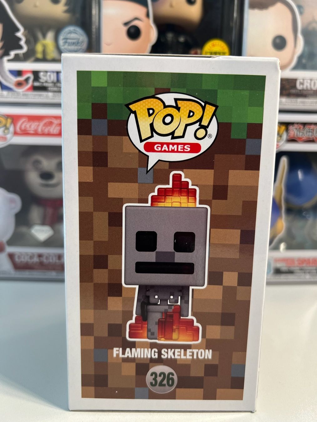 Funko Statuette: Funko POP! Games Minecraft Flaming Skeleton Edition Limitée – Nuovo e nell'imballaggio originale da Le Mouret venduto da perfectbijou 1