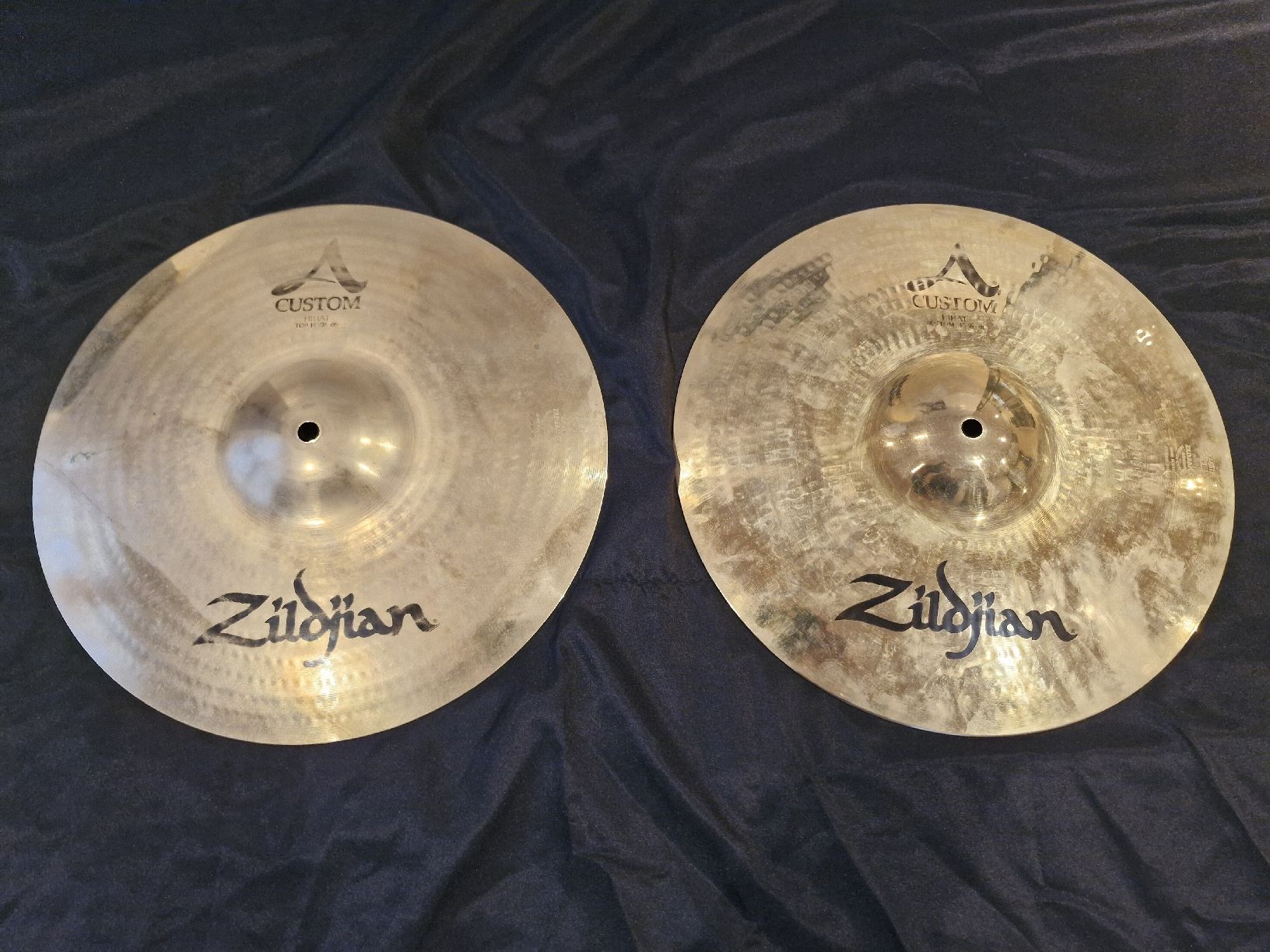 Zildjian Strumenti musicali: Zildjian Hi-Hat A Custom 14" – Usato da Boenigen venduto da Fullfart-Choppers