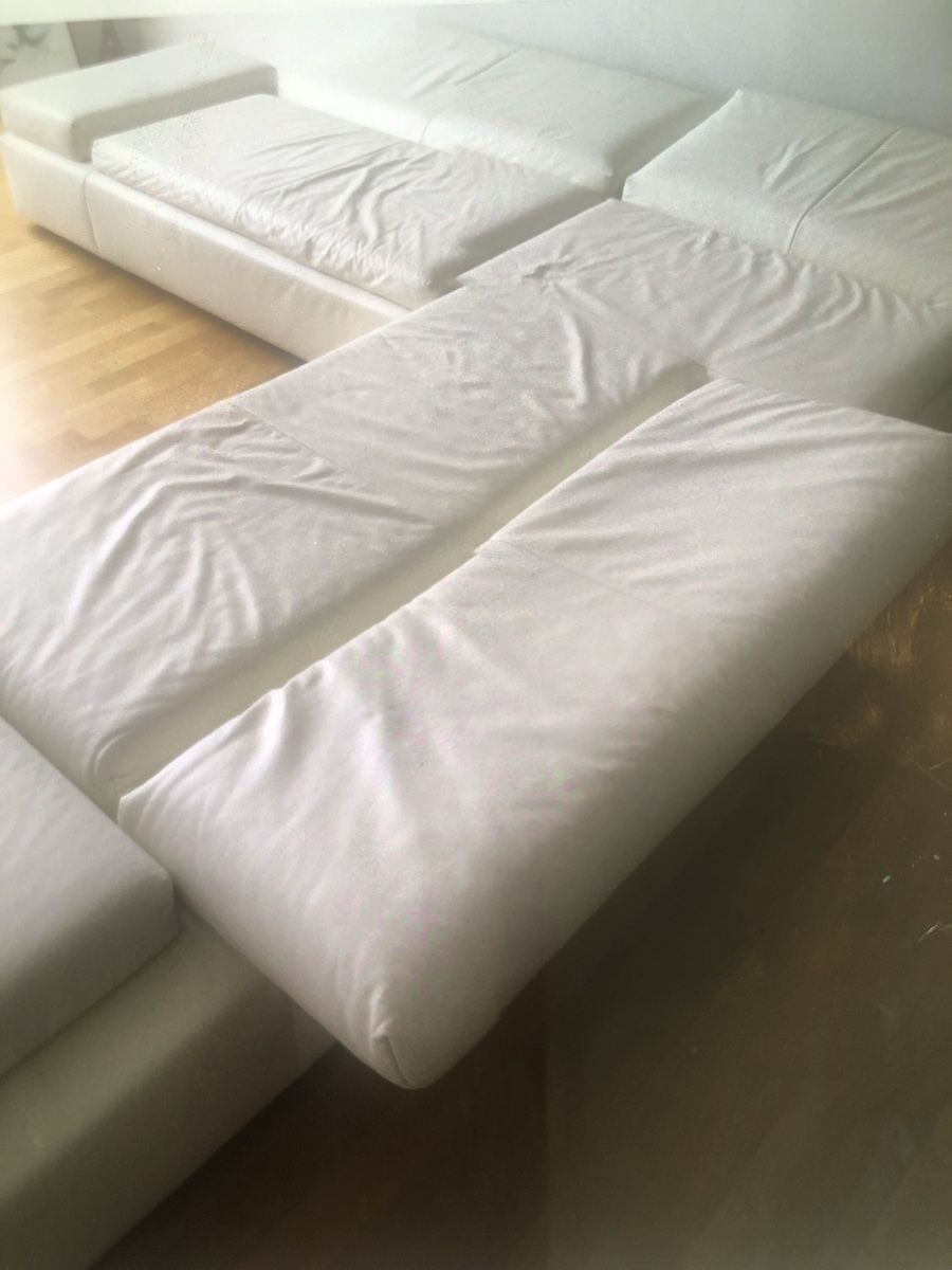 Divani: Schönes Designer echt leder sofa mit Schläffunktion – Usato da Zürich venduto da fly5000