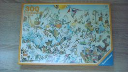 Puzzle Winterfreuden Ravensburger 1984  /  300 Teile