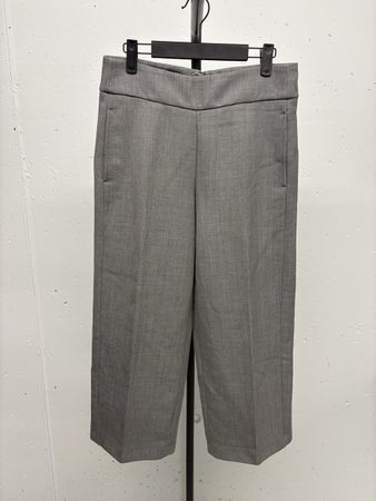 Elegante Akris Punto Wollhose Gr. 36,Hose Culotte grau Wolle