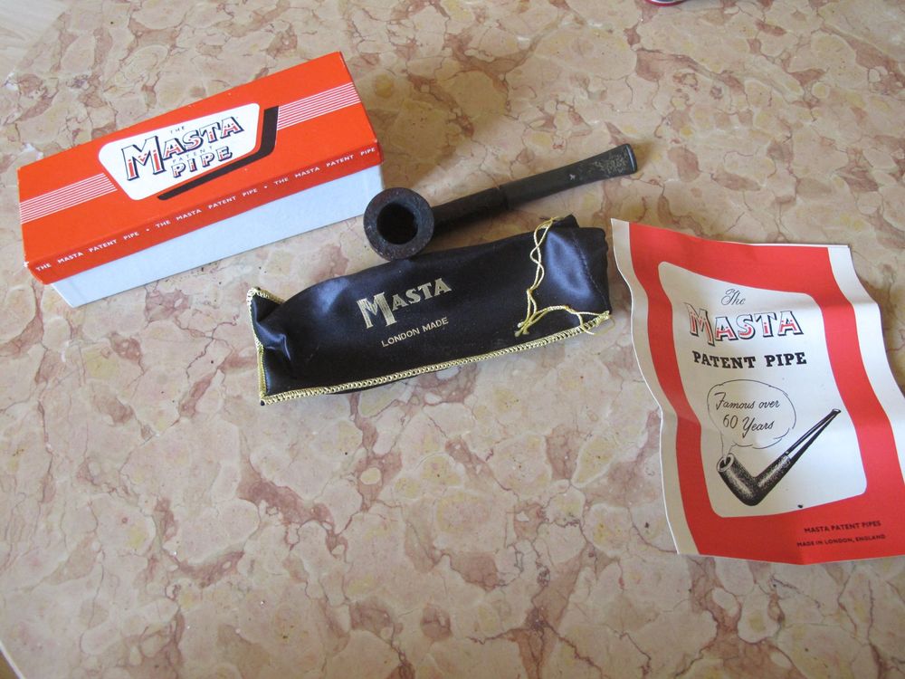 Tabakpfeife Masta Patent Signiert Box Und Papiere Vintage (Gebraucht ...