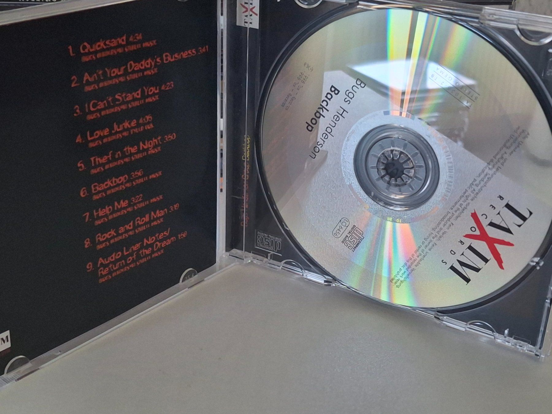 CDs: CD Bugs Henderson Group -  Backbop   Blues-Rock – Gebraucht aus Aarberg von Jackup1 2