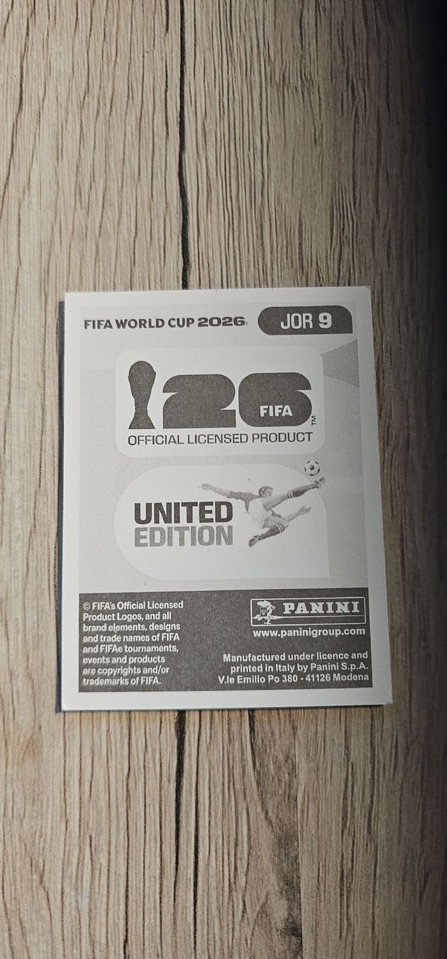 Panini Sammelbilder & Trading cards: Fifa World Cup Panini JOR 9  – Neu und originalverpackt aus Biel VS von volcom8702 1