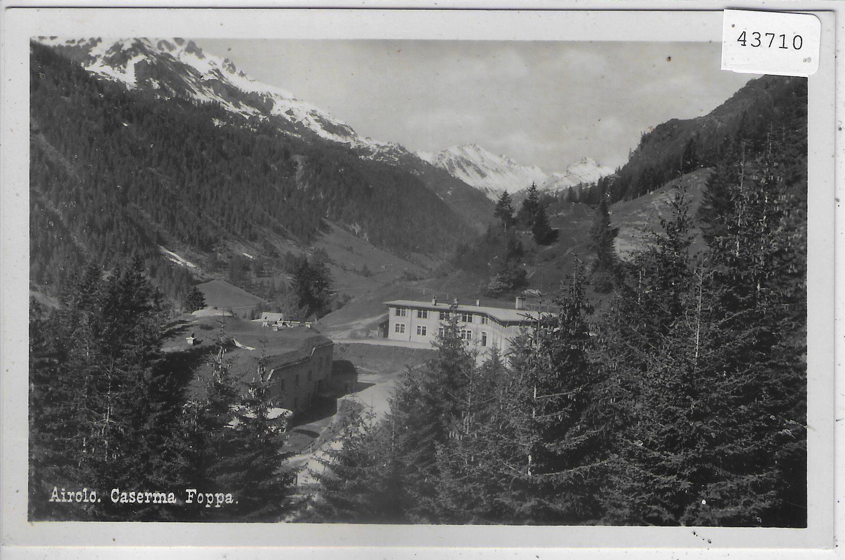Ansichtskarten: Airolo - Caserna Foppa – Gebraucht aus Ettingen von Kartenplanet