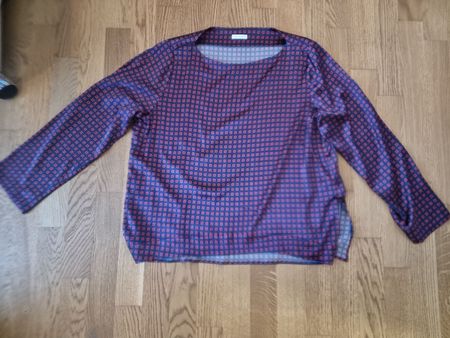 ROBERT FRIEDMAN Blusenshirt Seide (Gr. XL)