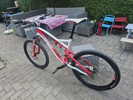 Specialized Camber Fully Mountainbike rot/weiss Grösse L
