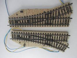 1 Elektromagnetische Weichen-Paar 5202 von Märklin.