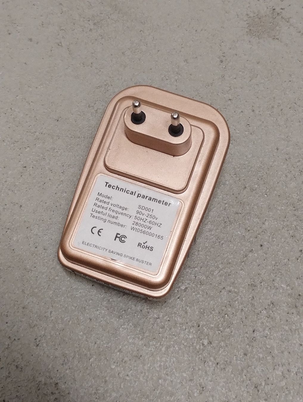 Alimentazione elettrica: Gerät "Energy Saving Device, Save on Electricity Bills!" – Usato da Zürich venduto da danihell