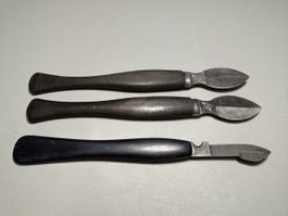 Antike Radiermesser zum Entfernen von Tinte