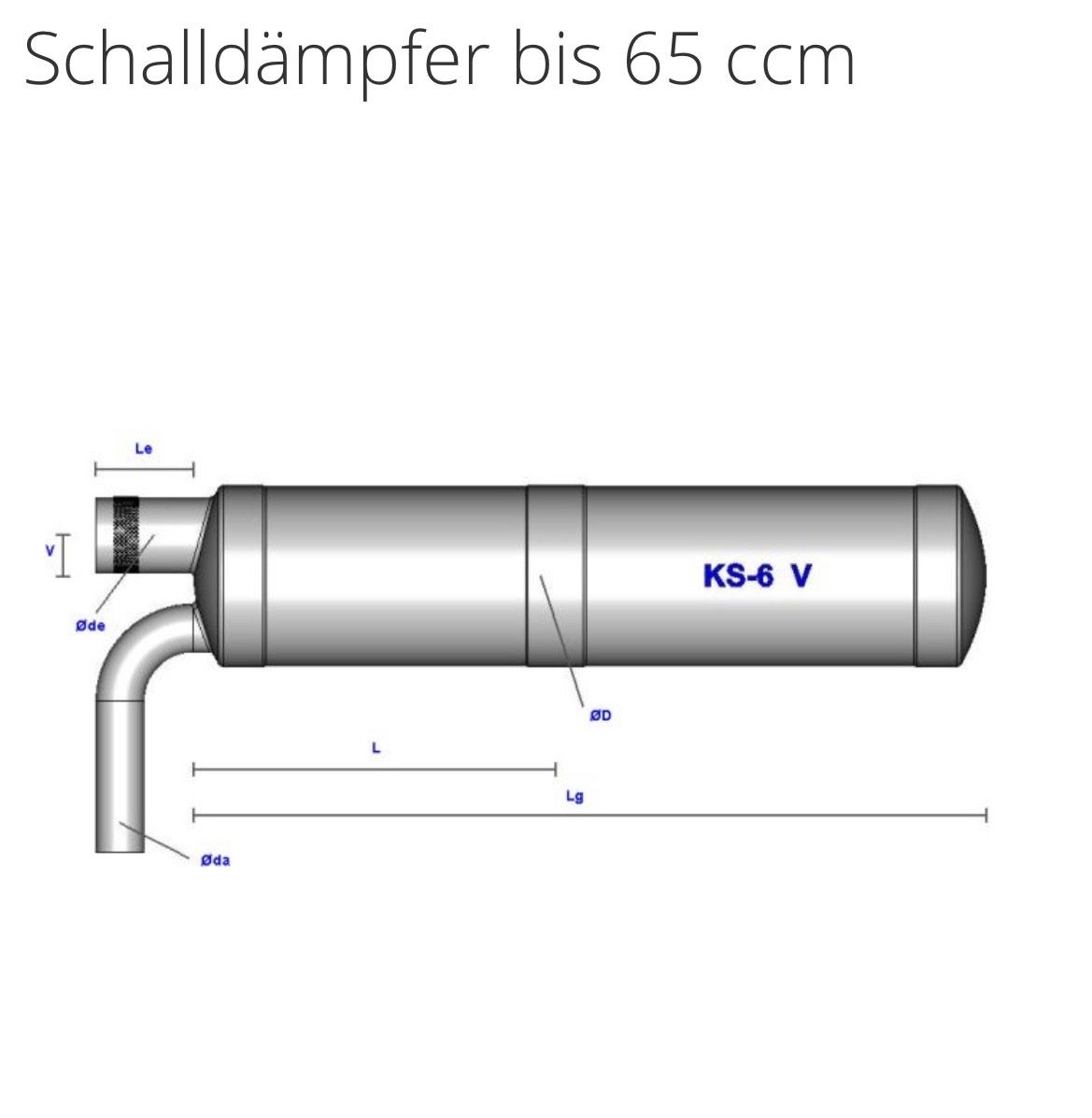 Sistemi di scarico: Krumscheid Schalldämpfer bis 65 ccm – Usato da Schwarzenbach SG venduto da paparatto 3