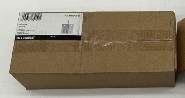 Ferramenta: 25 Scharnier  76x76mm Neu – Nuovo (secondo la descrizione) da Widnau venduto da Senna7 2