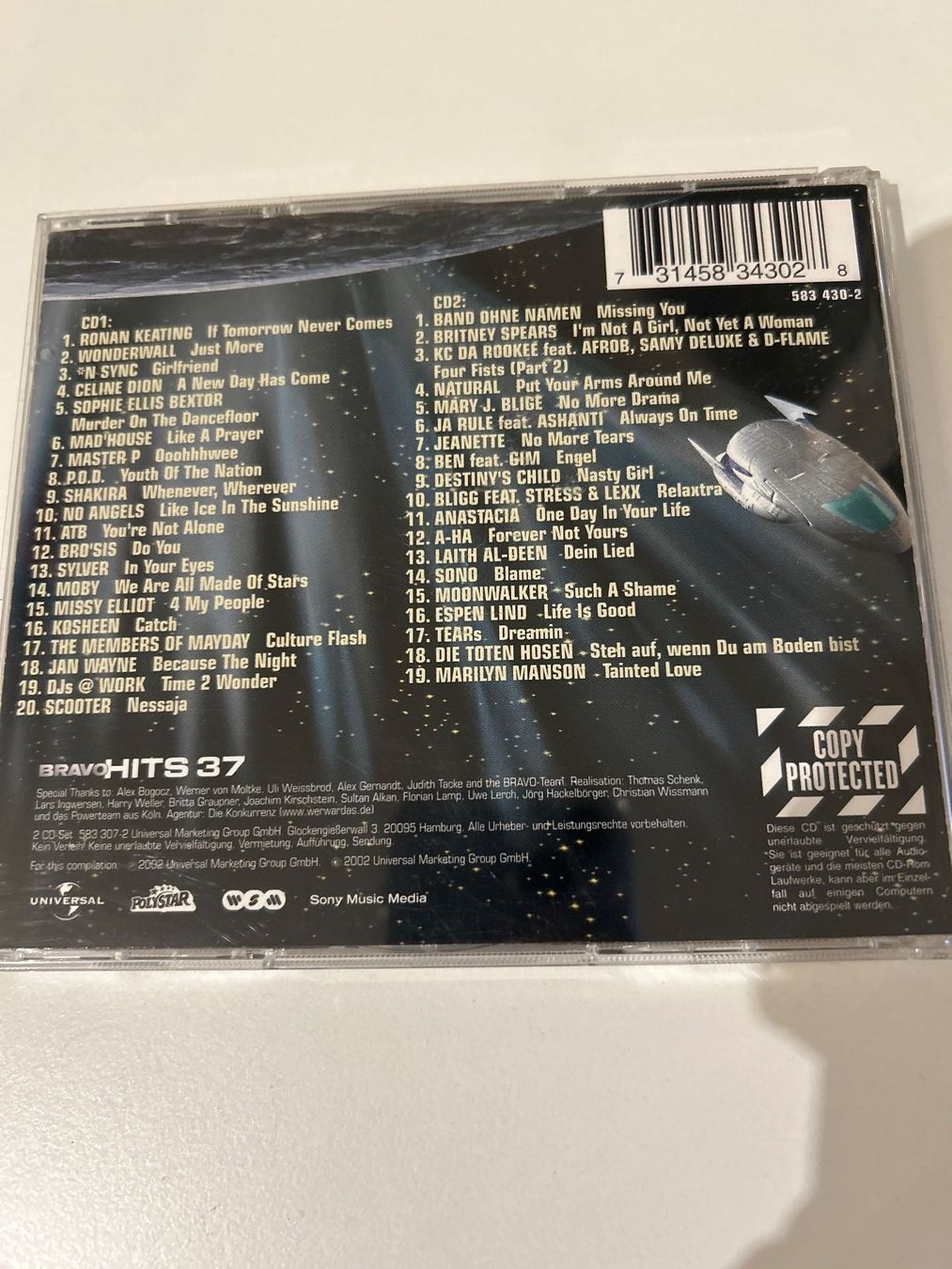CD: CD- Bravo Hits 37 – Usato da Guntershausen venduto da Gloominati 1