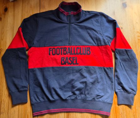 FC Basel Jacke Macron Grösse XL Pullover FCB Fussball