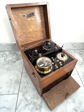 Antiker Elektrisierapparat Hausmann A.G. Vintage Steampunk