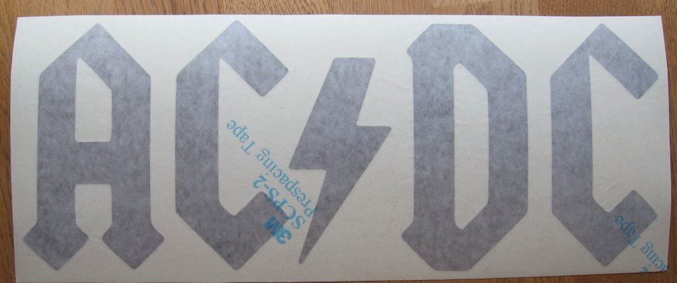 Sticker: AC/DC Aufklber  Top Angebot – Nuovo (secondo la descrizione) da Aarau venduto da Foruschweiz