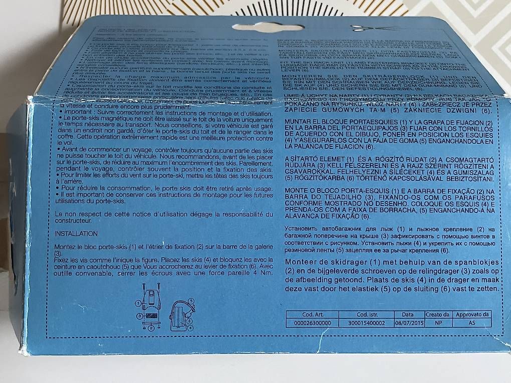 Sci: Porte ski 1 paire – Nuovo e nell'imballaggio originale da Begnins venduto da Viandox 1