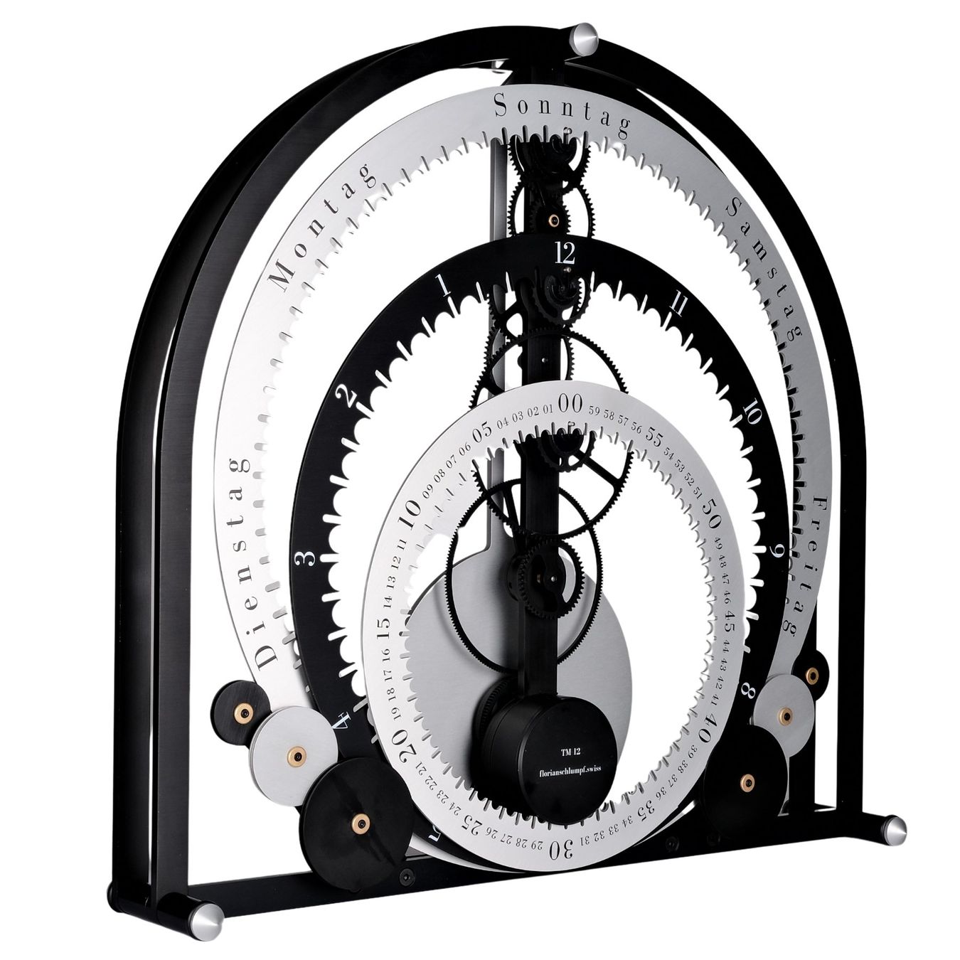 Orologi da terra & Orologi da parete: Zeitlose Schweizer Eleganz – Nuovo e nell'imballaggio originale da Schiers venduto da RINI-DH1998